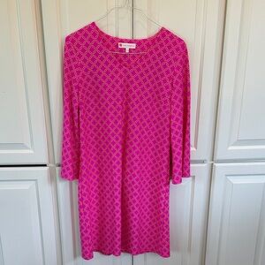 Jude Connally Fuchsia Long Sleeve Dress
